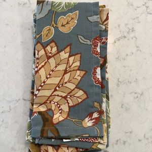 Set of 4 World Market cloth napkins